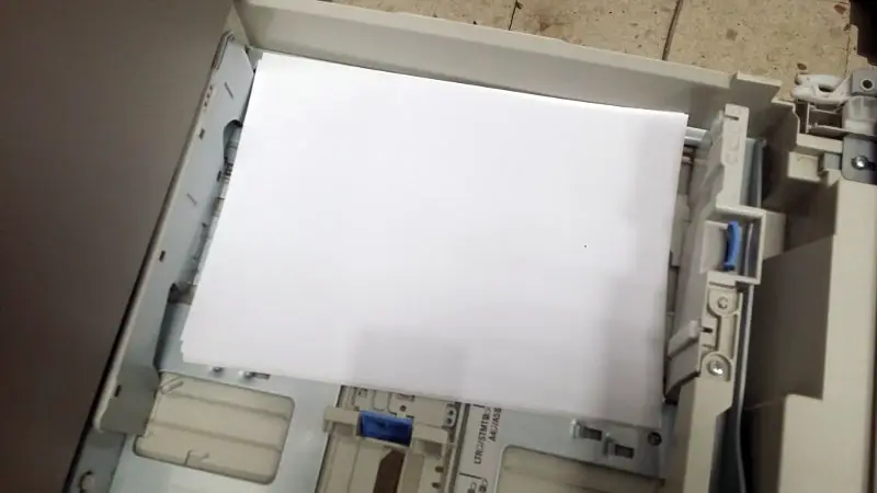 Mala colocación del papel