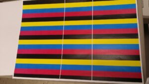 Rayas blancas toner compatible