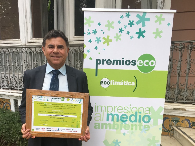 Copiadoras Sevilla Dos recibe el Premio ECO Andalucía al esfuerzo
