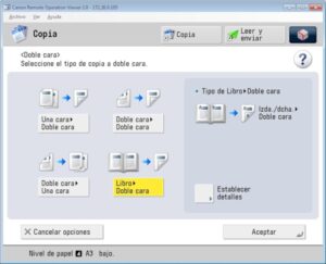 Pantalla de doble cara