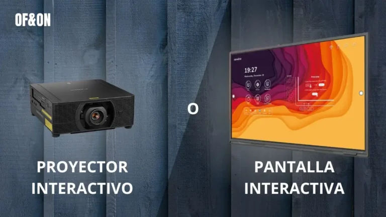 Pantalla Interactiva o Proyector Interactivo: ¿Cuál es la mejor opción para tus presentaciones y clases?