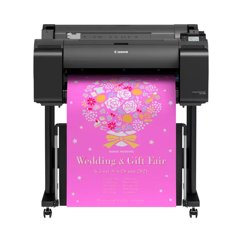 Plóter Canon imagePROGRAF GP-200 imprimiendo