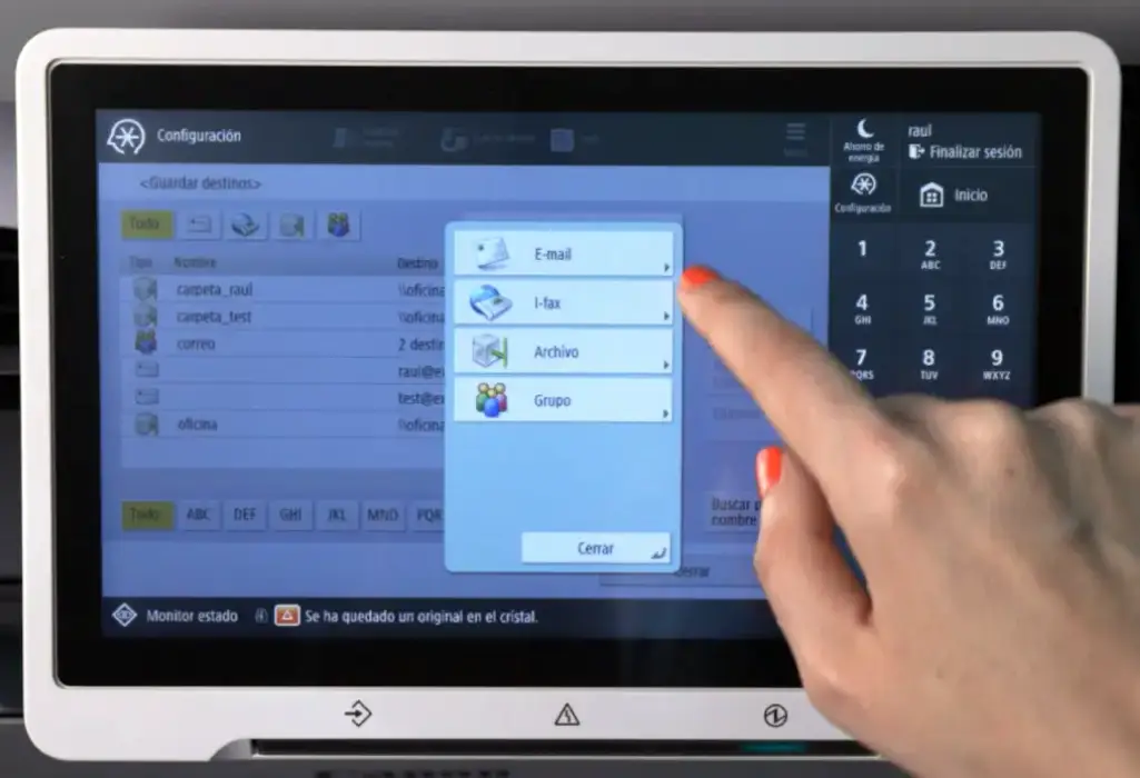 Tutorial imageRUNNER ADVANCE DX