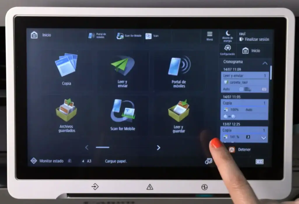 Tutorial imageRUNNER ADVANCE DX